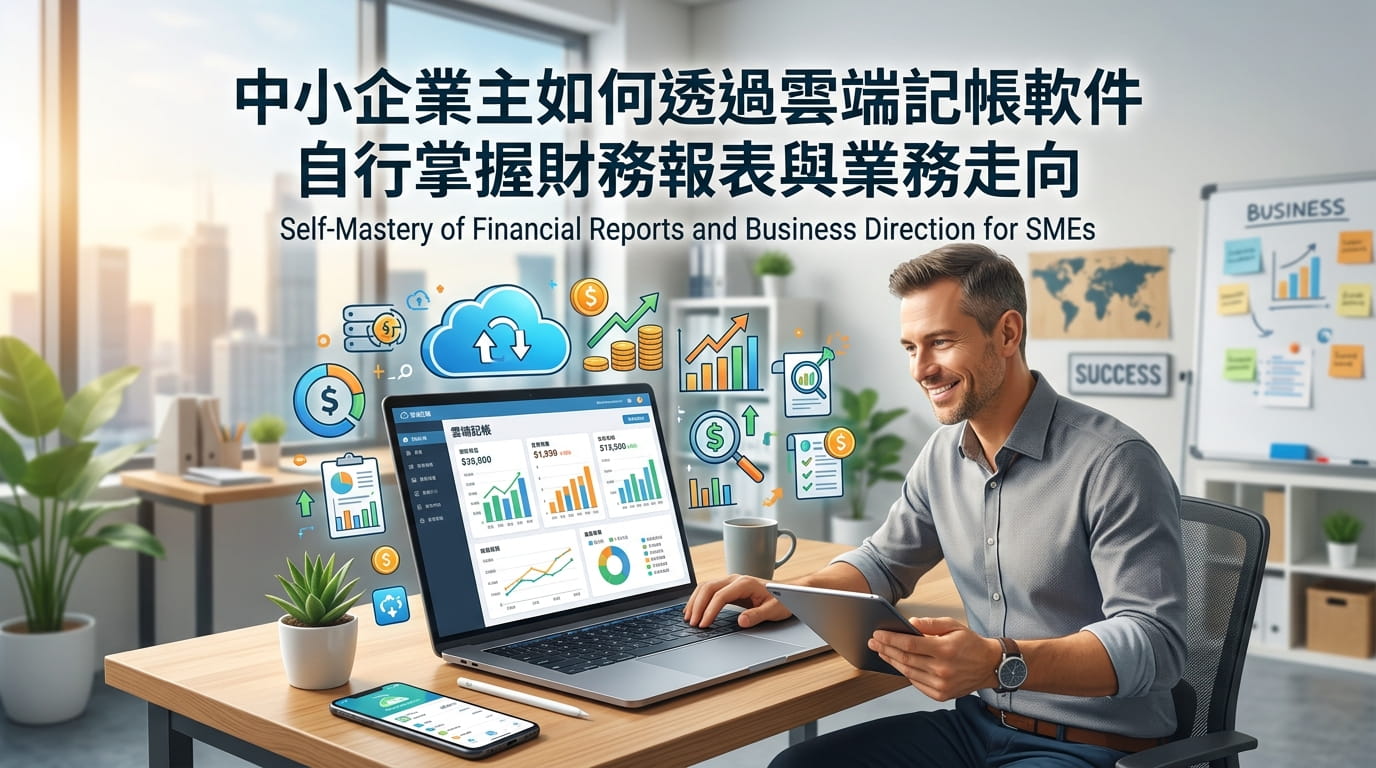 中小企業主如何透過雲端記帳軟件自行掌握財務報表與業務走向